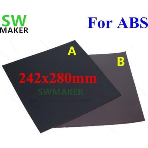 New For ABS Magnetic Print Bed Tape square 280x242mm Print Sticker Build Plate Tape Flex Plate for Flyingbear P905X 3D Printer