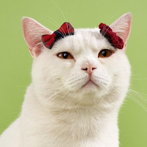 Cute New Dog Hair Bowknot Pair Rhinestone Pearl Flower Headdress Style Dog Bowknot Pet Grooming Products Pet Hair Bowknot Headdr