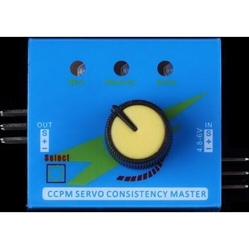 Multi Servo Tester 3CH ECS Consistency Speed Controler Power Channel CCPM Meter Master Checker RC Dron Helicopter Parts RC Hobby