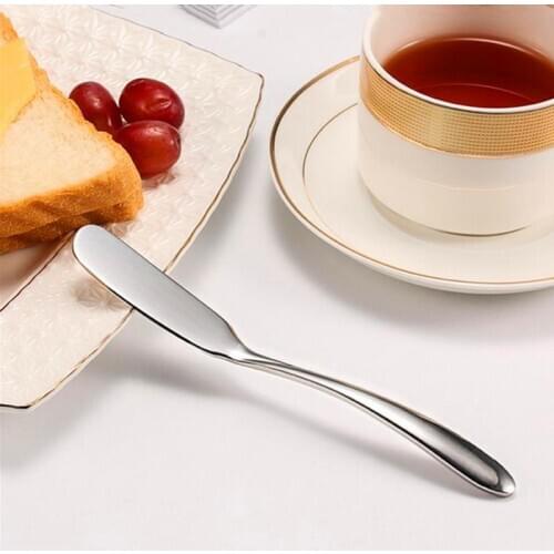 Stainless Utensil Cutlery Butter Knife Cheese Dessert Jam Spreader Breakfast Tool New
