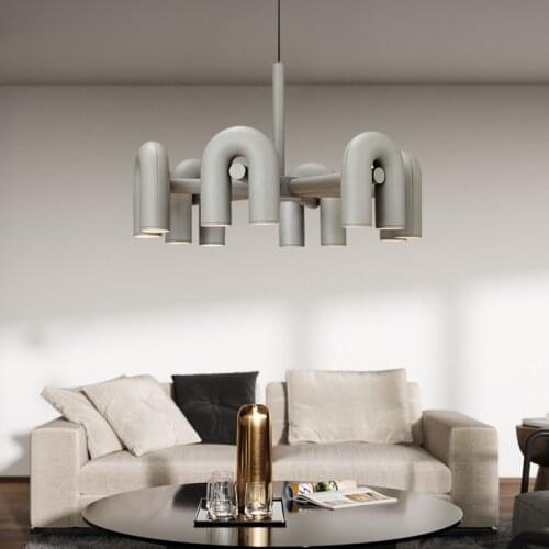 New Led Modern Pendant Light Luxury Lighting Fixture Living Room Nordic Industrial Dining Hanging Decor Restaurant Resin Lamp
