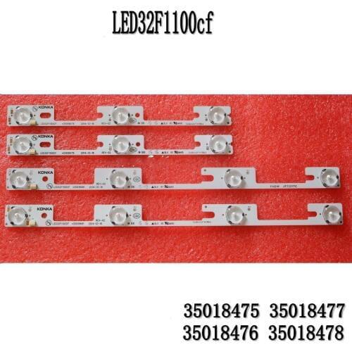 Original 16 PCS(8X4 LEDS+8X3 LEDs) LED backlight bar for KONKA LED32F1100CF 35019911 35019908