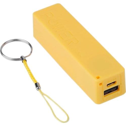 2600MAH Portable Size 1X18650 Battery External Power Bank Backup Battery Charger Power Bank Case For Smart Phones