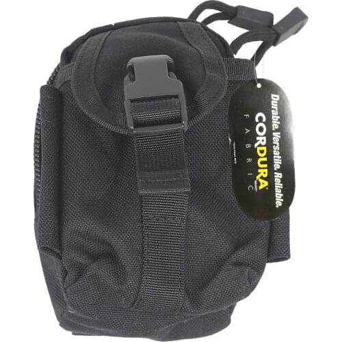 Tactical Mini Waist Pack EDC Nylon Military Key Pack Battery Bag Accessory Tool Pack Lighter Slot for Outdoor Hiking Camping