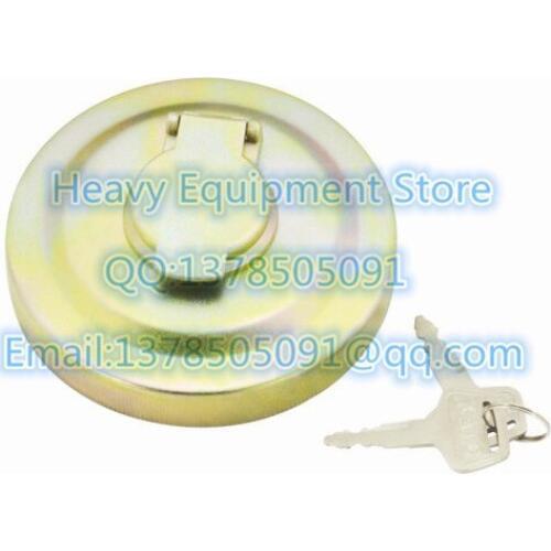 Fuel Diesel Cap Cover with 2 Key For Kato Excavator Part No 689-11700002