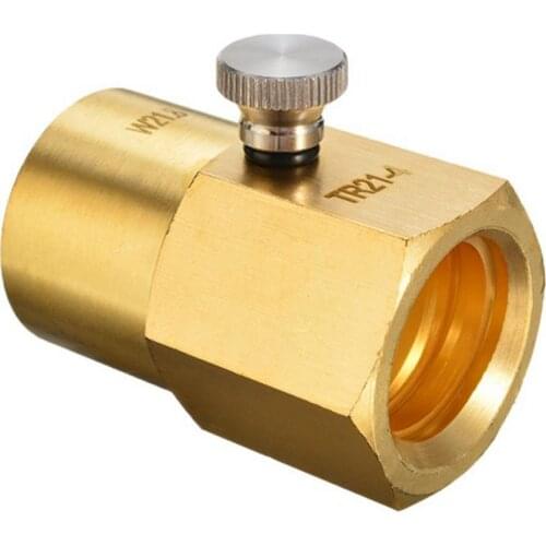 TR21-4 to CGA320/W21.8 Soda Maker Cylinder Refill Adapter Tank Connection Kit