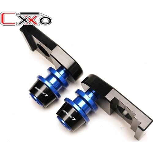 For Yamaha TRACER 7 Tracer 7GT TRACER7/GT 2021-2022 Motorcycle Accessories CNC Aluminum Rear Wheel Axle Stand Pick Up Hook Set