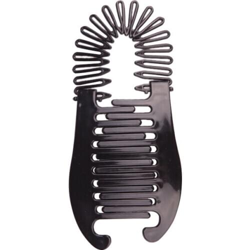 H:HYDE 1 PC Woman Elastics Hair Braider Banana Clip Scorpion Type Hair Holding Tool Ponytail Rubber Bands Hair Accessories