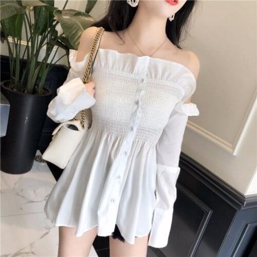 Yeqedu Off Shoulder Blouses