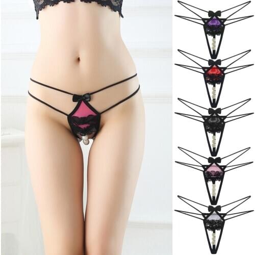 Panties Underwear Woman Thong Bragas Sexy Panties Thong Lace Word Pants Ladies Briefs Underwear Femme