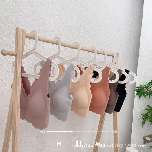 Womens Cotton Bra Briefs Set Sexy Solid Color Bra Fashion Push Up Sports Underwear Female Comfort Lingerie Without Steel Ring
