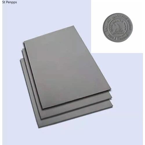 1pc A4 Gray Laser Rubber Sheet Withstand Oil Abrasion Precise Engraving Printing Sealer Stamp 297 x 211 x 2.3mm