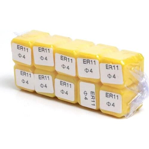 10Pcs ER11 4mm Collet Chuck for CNC Spindle & CNC Engraving Machine Milling Lathe Tool
