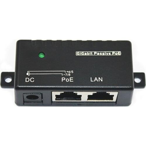 100Mbps 5V 12V 24V 48V/1A POE Injector Power Splitter for IP Camera POE Adapter Module Accessories