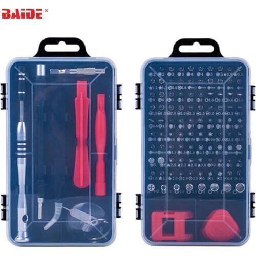 112 in 1 Screwdriver Set Combination Screw Driver Tool Box for Mobile Phone Huawei Samsung iPhone 11 Repair Wholesale 20set