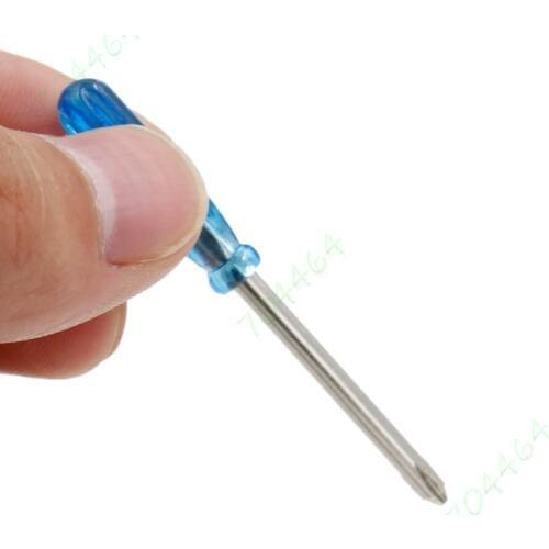 500pcs /lot Wholesale 55mm x 3.0mm Mini Small Phillips Cross Screwdriver Repair Tool Blue
