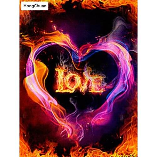 Diamond embroidery, love picture, 5DDIY diamond painting, square/round diamond inlay, rhinestone picture, mosaic cross stitch