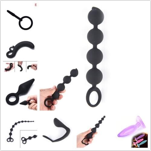 1PCS Black Butt Plug For Beginner Erotic Toys Silicone Anal Plug Adult Products Anal Sex Toys Prostate Massager For Men Women