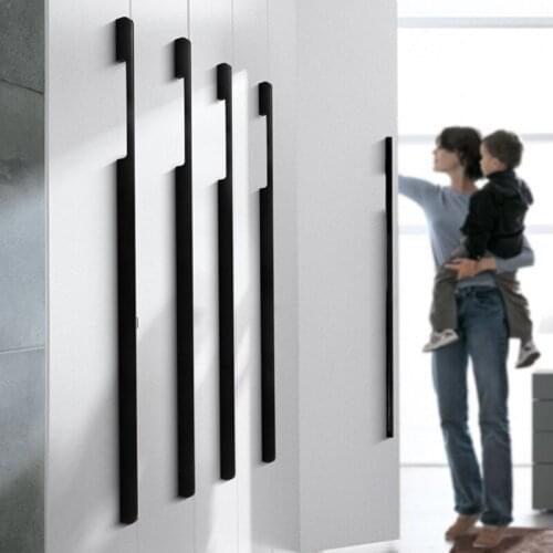 Cabinet Pulls Drawer Handles Alloy Cupboard Long Knob for Furniture Kitchen 11.5/15/18/21/24.3/27.5/30.8/34/50cm Long J2Y