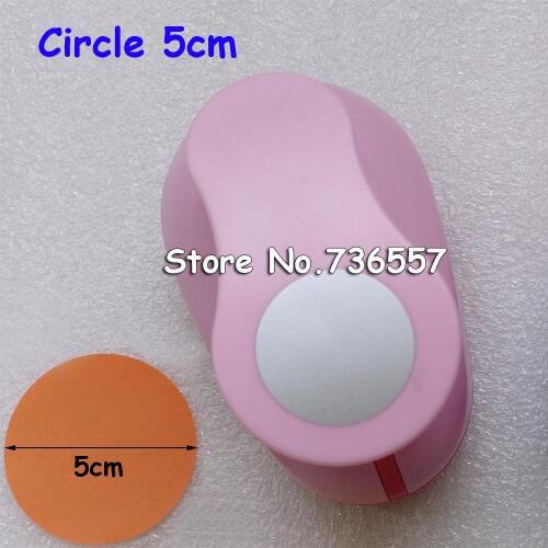 5cm Hole Punch Cortador De Papel Circle Shaped Craft Punchers Diy Scrapbooking Punches Furador Perfurador Paper Cutter