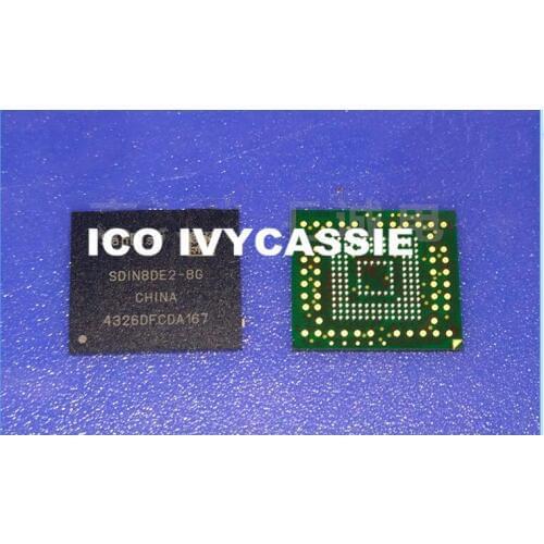 SDIN8DE2-8G eMMC NAND flash memory IC chip Used 100% Tested Good