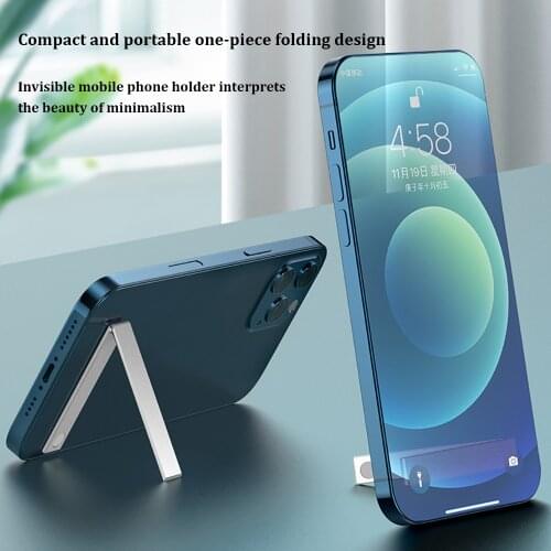 KISSCASE New Simple Metal Small Bracket Magnetic Car Phone Holder Mount Stand For Xiaomi mi8 Samsung Galaxy S9 Holder For Phone