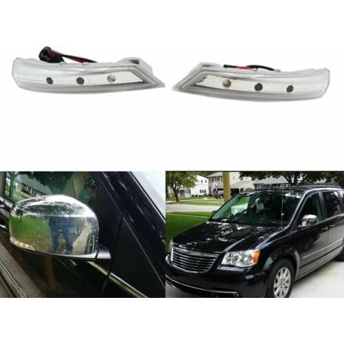 L+R Mirror Turn Signal Lamps Set Replacement For Chrysler Town & Country 68052078AA 68052079AA