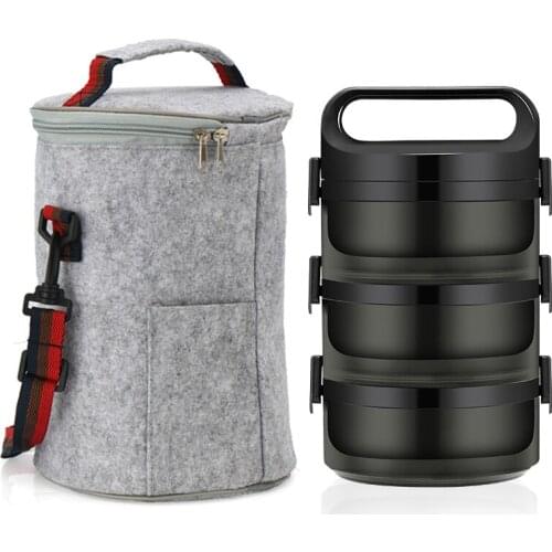 Stainless Steel Kids Bento Lunch Box Leak Proof BPA-Free School Child Adult Food Container Picnic Outdoor Lunchbox Insulation