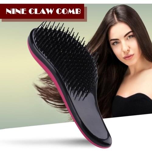 Massage Hair Brush Hair Comb Shower Handle Detangle Hairbrush Combs Salon Styling Tools Hairdressing Massager