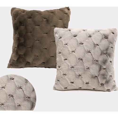 Soft Short Plush Throw Pillow Cases European Luxury Cushion Covers Decorative Pillow Covers