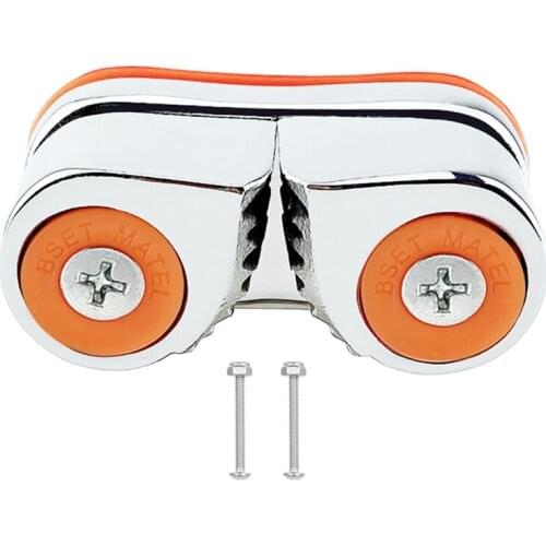 BSET MATEL 2 Row Matic Ball 316 Stainless Steel Bearing Cam Cleat Pilates Equipment Boat Fast Entry Rope Wire Fairlead Sailing