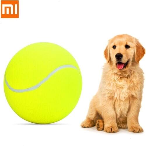 New 9.5" Dog Tennis Balls Pet Elasticity Tennis Fun Toy Dog Chew Inflatable Giant Tennis Balls Pet Dog Toy Supplies