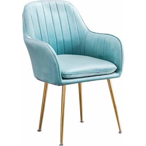 U-shapedDining chairs nordic ins minimalist Armchair home dining room furniture Soft chair modern Light luxury backrest leisure