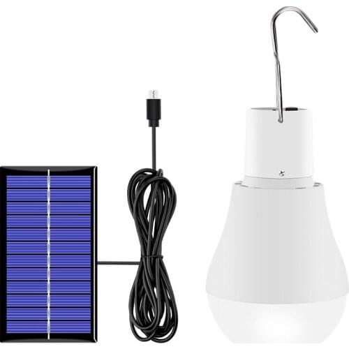 Solar Led Light Outdoor Waterproof Solar Bulb Hanging Lamp Garden Decoration Outdoor Solar Camping Lights