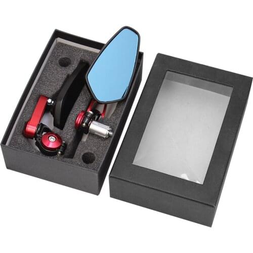 7/8Inch 22mm Universal Motorcycle Handlebar End Mirrors Mirror Scooter Rearview Mirror Clearly Rotatable Adjustable