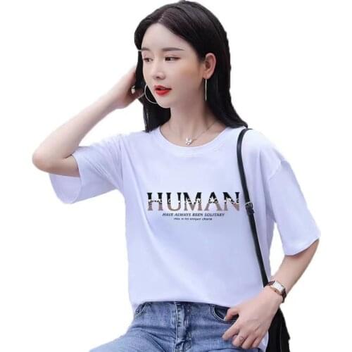 2021 New T Shirt Women Kawaii Top Cartoon O-Neck Graphic Tees Funny Harajuku T-shirt Unisex Fashion Tshirt Female