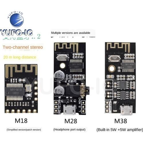 1PCS Bluetooth Audio Module 4.2 Stereo Non-Destructive in-Vehicle Speaker Stereo Headphone Amplifier Board HiFi DIY Modification