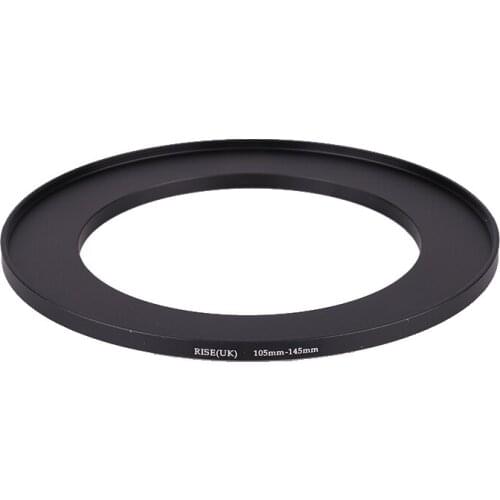 105mm-145mm 105-145mm 105 to 145 Step Up Ring Filter Adapter black