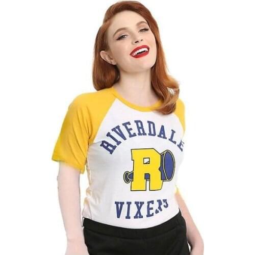 Riverdale T Shirt Women Summer Harajuku Tops South Side Serpents Female T-shirt Riverdale Snake Printed Funny Vintage Tees Shirt