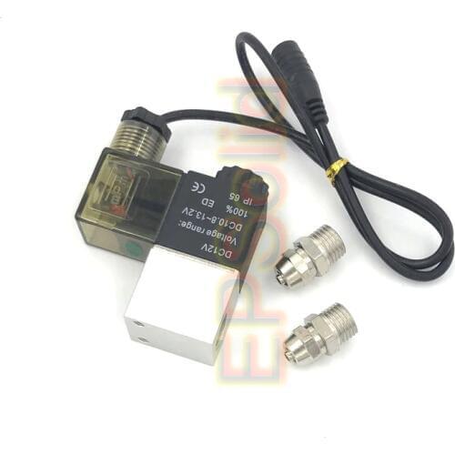 Free shipping Magnetic Solenoid Valve Regulator Low Temperature CO2 Aquarium Fish Tank Electric Magnetic Valve EPS-2V-06AF