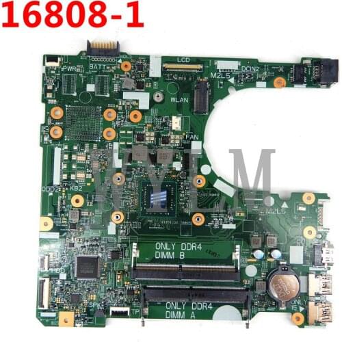 For DELL Inspiron 14 3465 15 3565 Laptop Motherboard 16808-1 395RH CN-0JCKNX 0JCKNX E2-9000E CPU DDR4