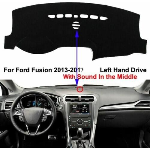 Car Dashboard Cover Pad For Ford Fusion 2013-2017 Anti-Slip Dashboard Carpet Sunshade Dashmat Protective Cape Rug Accessories