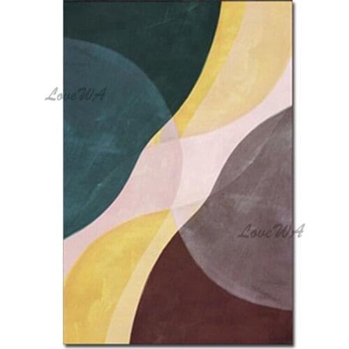 Wall Hanging Decorative New Abstract Colorful Oil Painting Canvas Wall Art Crafts High Quality Canvas Artwork Home Showpieces