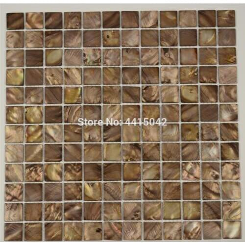 Mother of pearl mosaic tile for home decoration backsplash and bathroom wall tile 2 square meters/lot shell mosaic tile 25x25mm