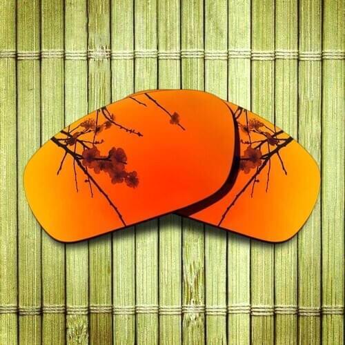 Polarized Replacement Lense For-Oakley Jawbone Sunglasses Frame - Fire Red Color Mirrored Coating