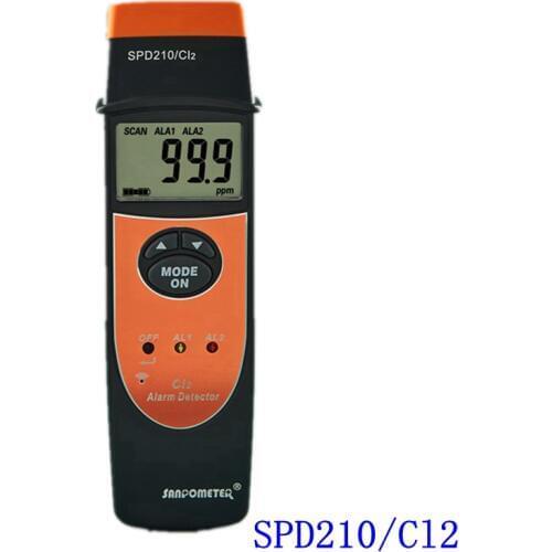 Professinal CL2 Chlorine Tester 0~100PPM LCD Chlorine Detector 0.1PPM Precise Sound Light Alarm CL2 Gas Analyzer With Backlight