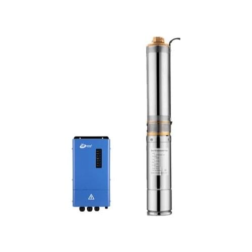 Easy install hybrid solar powered domestic water pump