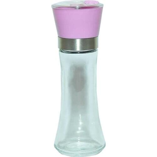 Salt Pepper Glass Grinder Pink