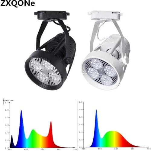 Led grow light 25/30/40/45W Full spectrum Indoor plant growth landscaping lamp Track plant light for Indoor office wall light