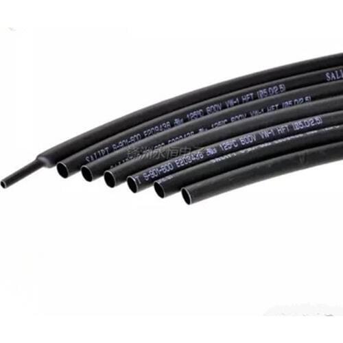 1meter 2:1 Black Heat Shrink Tube 1 2 3 4 5 6 7 8 10mm Diameter Heat Shrink Heatshrink Tubing Tube Sleeving Wrap Wire DIY